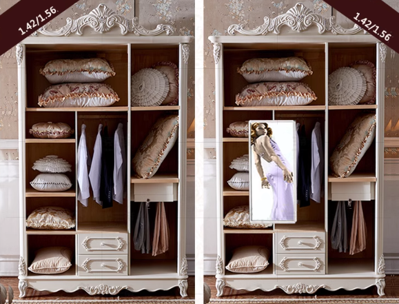 ตู้เสื้อผ้าหลุยส์ รุ่น Selena