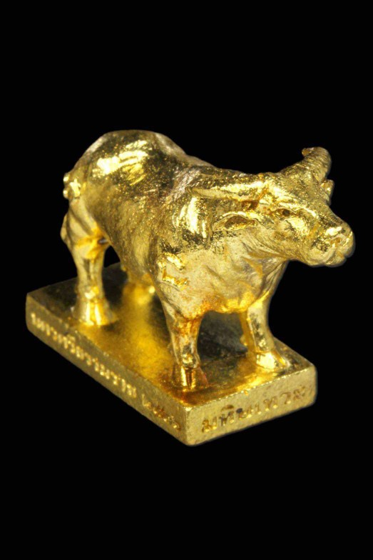 วัตถุมงควายธนูมทิษเทวะปราบไพรี อุดชันโรง เนื้อโลหะทองเลือง วัดเสมาเมืองปี67