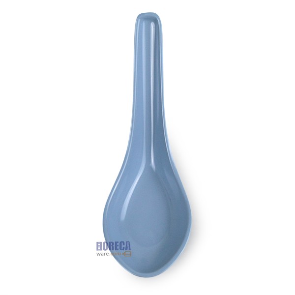 [Blue] Chinese spoon, melamine ware