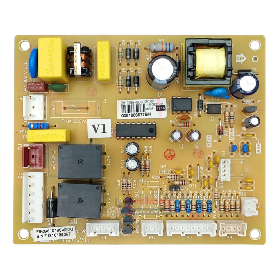 บอร์ดตู้เย็น HAIER Part 0061800677BN /แผงคู้เย็น ไฮเออร์ พาร์ท 0061800677BN อะไหล่แท้