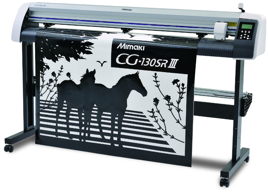 เครื่องตัดสติ๊กเกอร์ ยี่ห้อ MIMAKI รุ่น CG-130SRIII