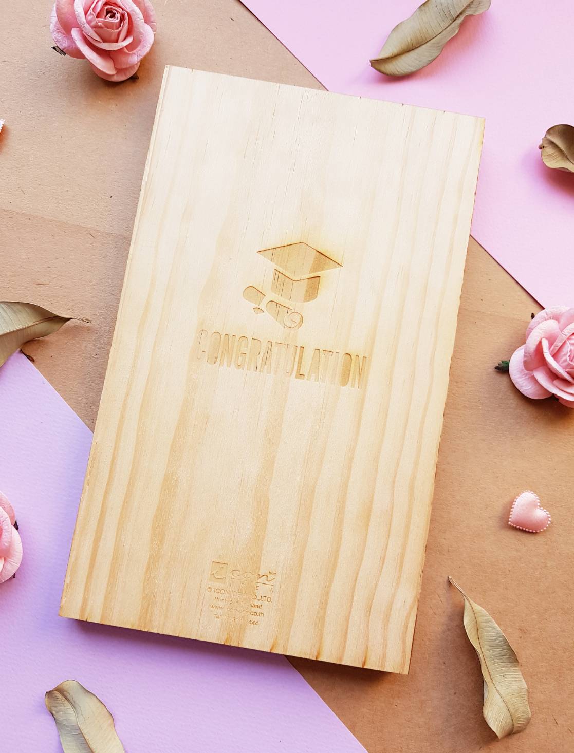 อัลบัมรูปปกไม้ ของขวัญสุดเท่