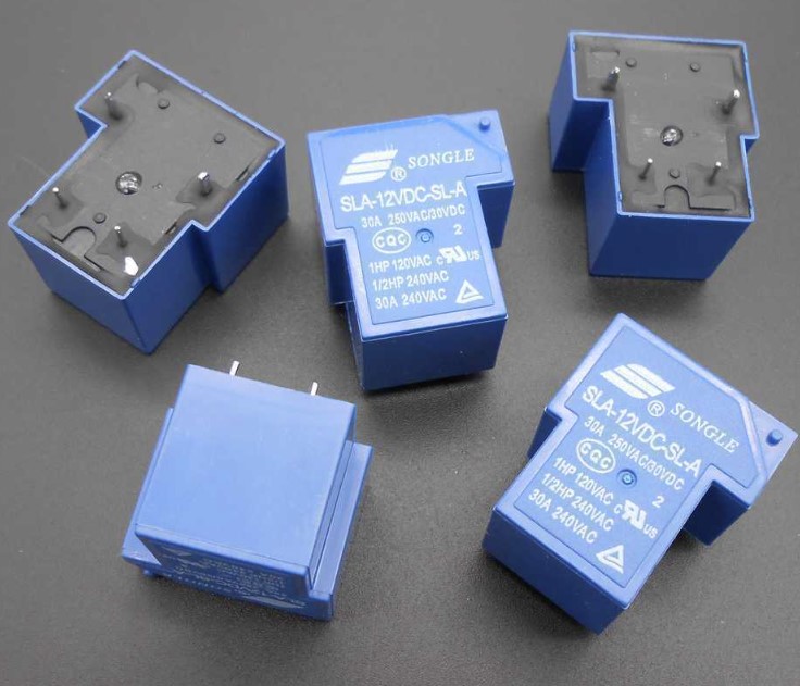 Relay 12V 30A SLA-12VDC-SL-A-(4 PIN) coil 12V Power Relay รีเลย์ 4 ขา