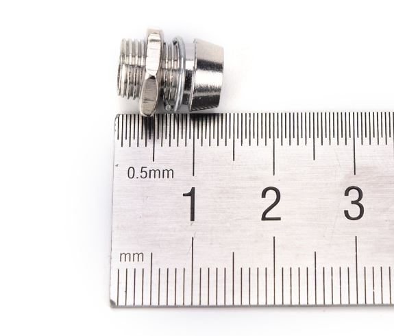 5mm. LED Socket Holder Clip Bezel Lamp Base Metal Copper Mount Panel Cup Case กระบอก ปลอก โลหะ LED 5mm