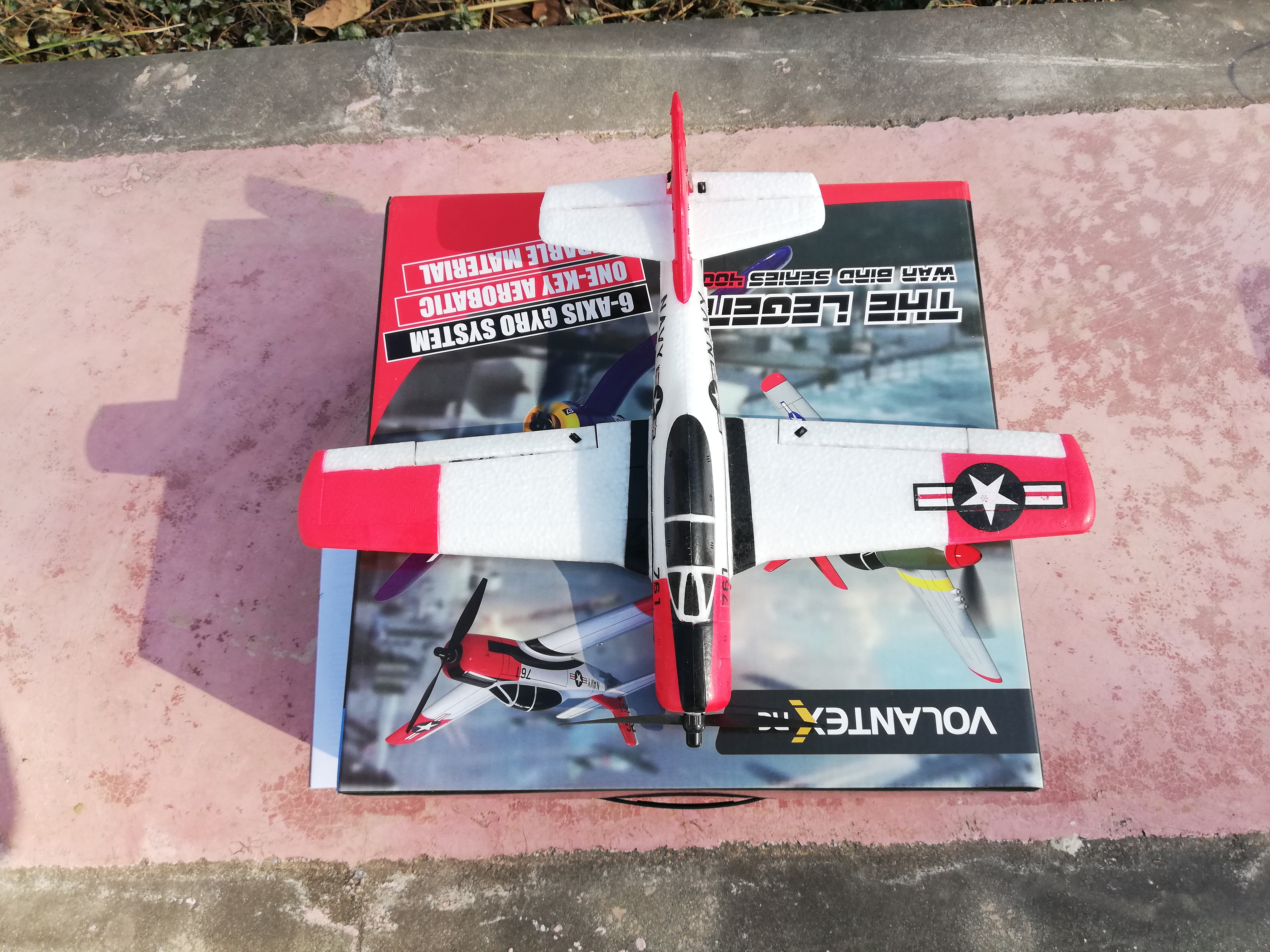 เครื่องบินบังคับวิทยุ VOLANTEX-RC T28 TROJAN NAVY 2G 761 ระบบ 4CH 6G GYRO ระบบการทรงตัว อัตโนมัติ วิทยุ 2.4GHZ พร้อมเล่น