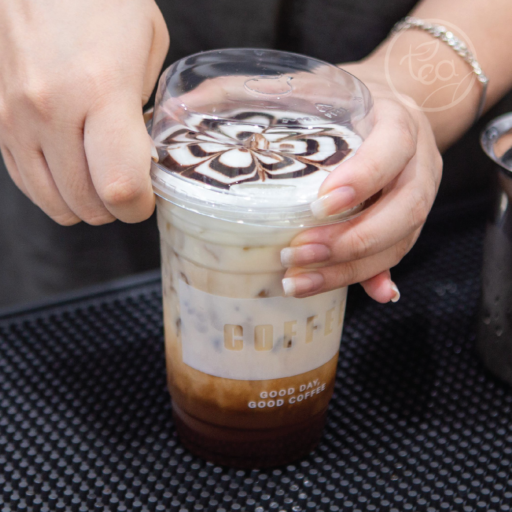 [ยกลัง 20 แถว] COF16 แก้วทรงตรง ทรงสตาร์บัค แก้วสกรีน พิมพ์ลาย แก้วกาแฟพลาสติก ชาไข่มุก แก้ว16ออนซ์ แก้วPP แก้วปาก95 (20แถว/ลัง) แก้วพลาสติกสกรีนลาย