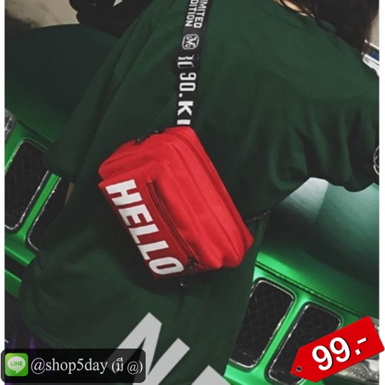 🔥กระเป๋าแฟชั่น สะพายข้าง Hello ฟิล่า No.Hello 99-M