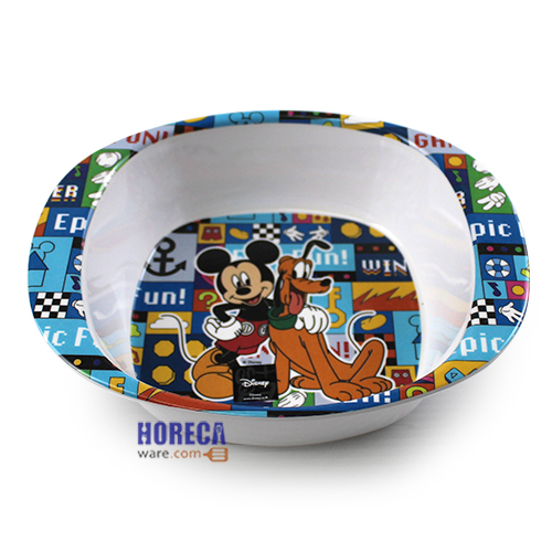 ชามเด็กมีหู 6นิ้ว "มิกกี้ ฟัน เฮาส์" ตราซุปเปอร์แวร์