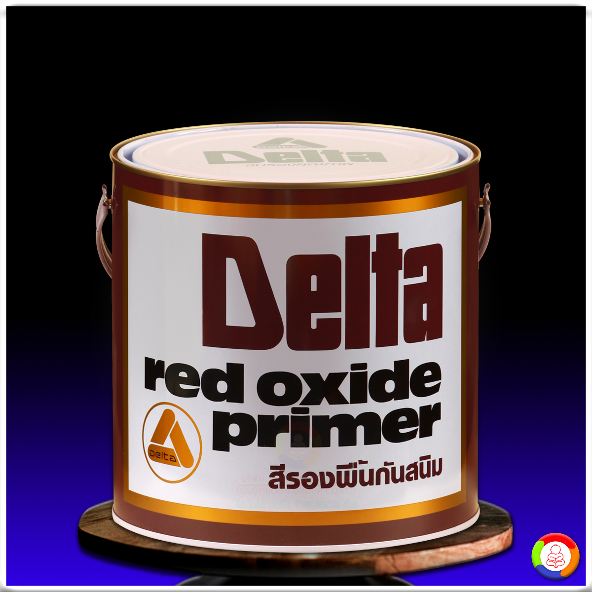 สีรองพื้นกันสนิมแดง เดลต้า Delta Red Oxide Primer