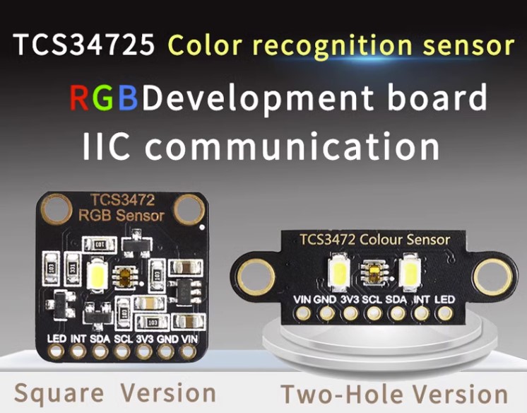 TCS34725 COLOR RECOGNITION I2C interface SENSOR bright light sensing module RGB