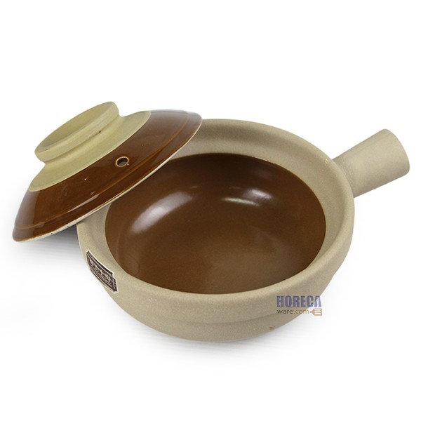 ชุดหม้อด้ามดินเผา 17 ซม. ตราฮานะ