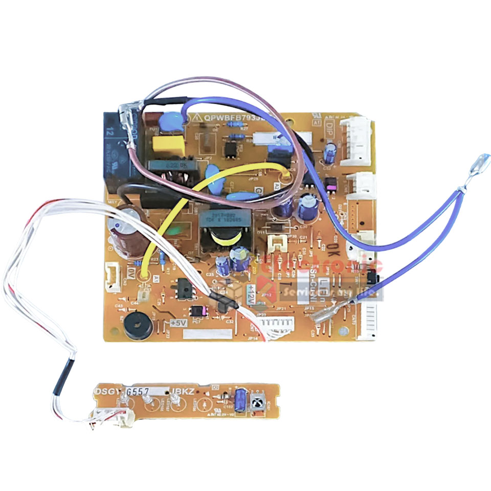 แผงบอร์ดควบคุมแอร์คอยเย็นSHARP-ชาร์ป รุ่น AH-PF10-อะไหล่ใหม่แท้บริษัท