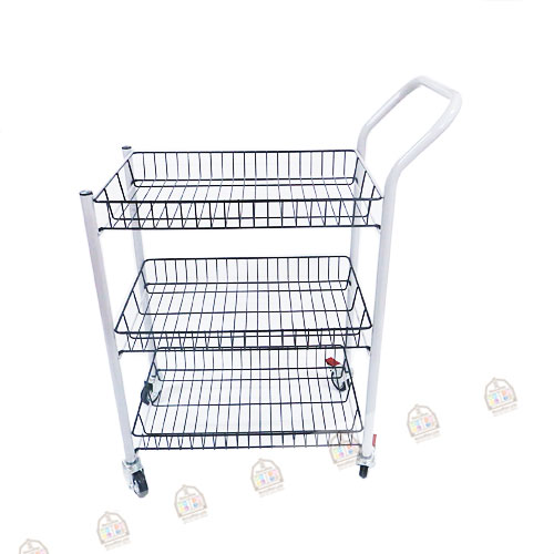 รถเข็นตะแกรง 3 ชั้น [VRF-ZIo3]