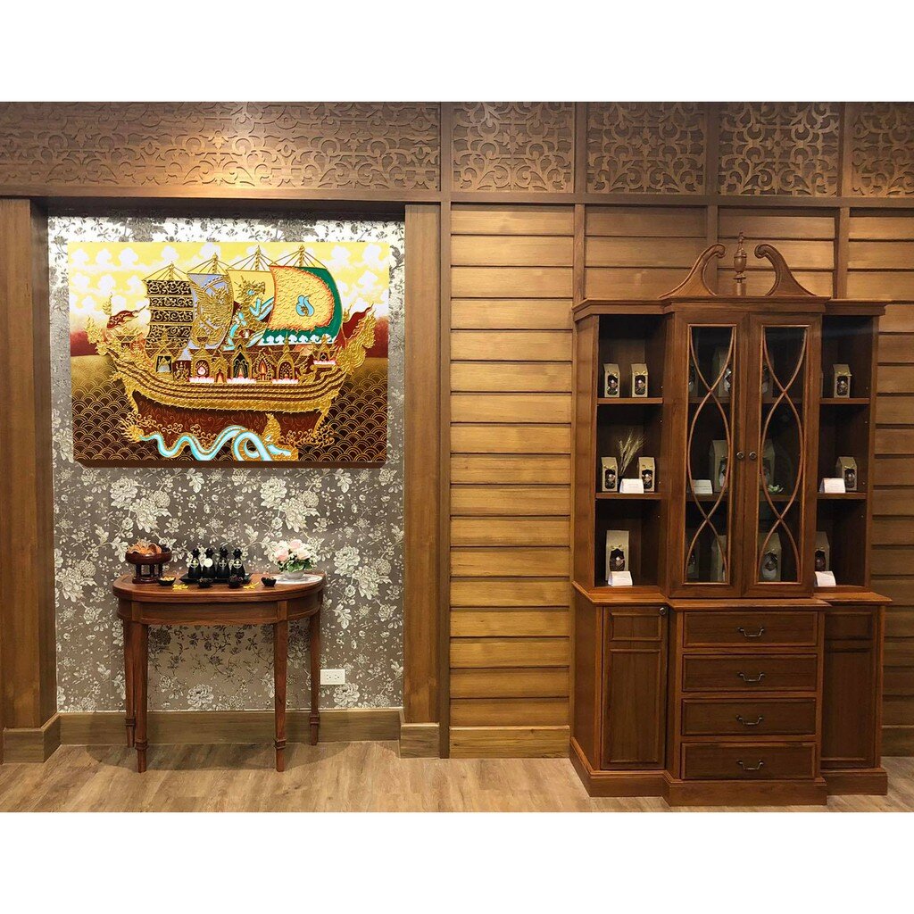 ภาพวาดเรือสำเภา รูปภาพติดผนัง รูปติดห้องรับแขก รูปภาพหัวเตียง รูปภาพเสริมมงคล กรอบรูปติดผนัง ภาพติดผนังห้อง E0020