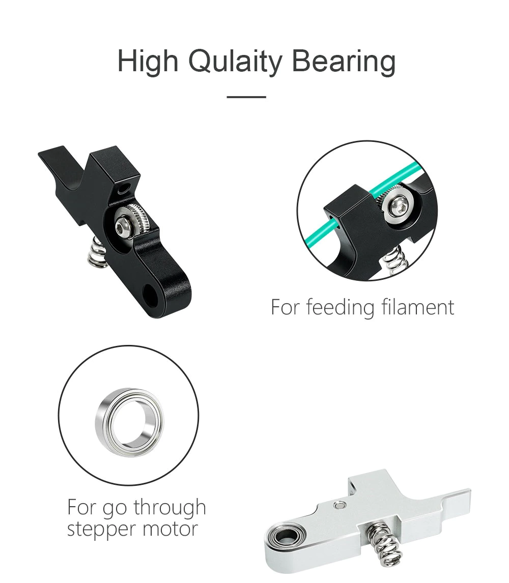 3D Printer Part Upgrade Titan Aero Extruder Idler Arm For All Metal Extruder 1.75mm Prusa i3 MK2 Extruder Idler Arm