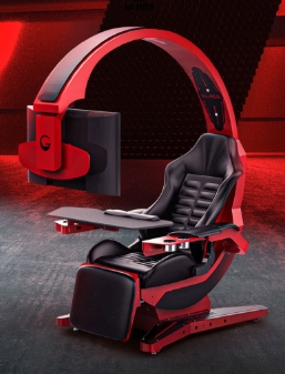 เก้าอี้เกมมิ่ง T7 Ingrima Coding Pod, Gaming Space Pod, Gaming Cockpit, Computer Cockpit