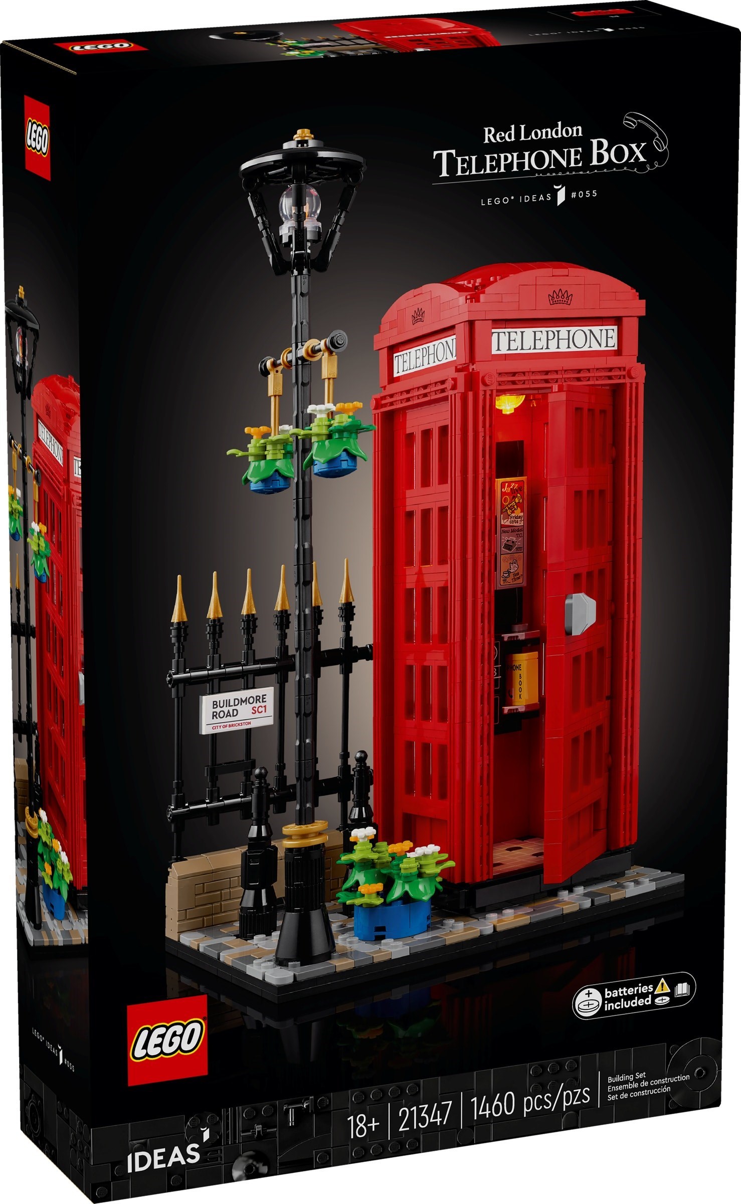 LEGO เลโก้ 21347 Red London Telephone Box