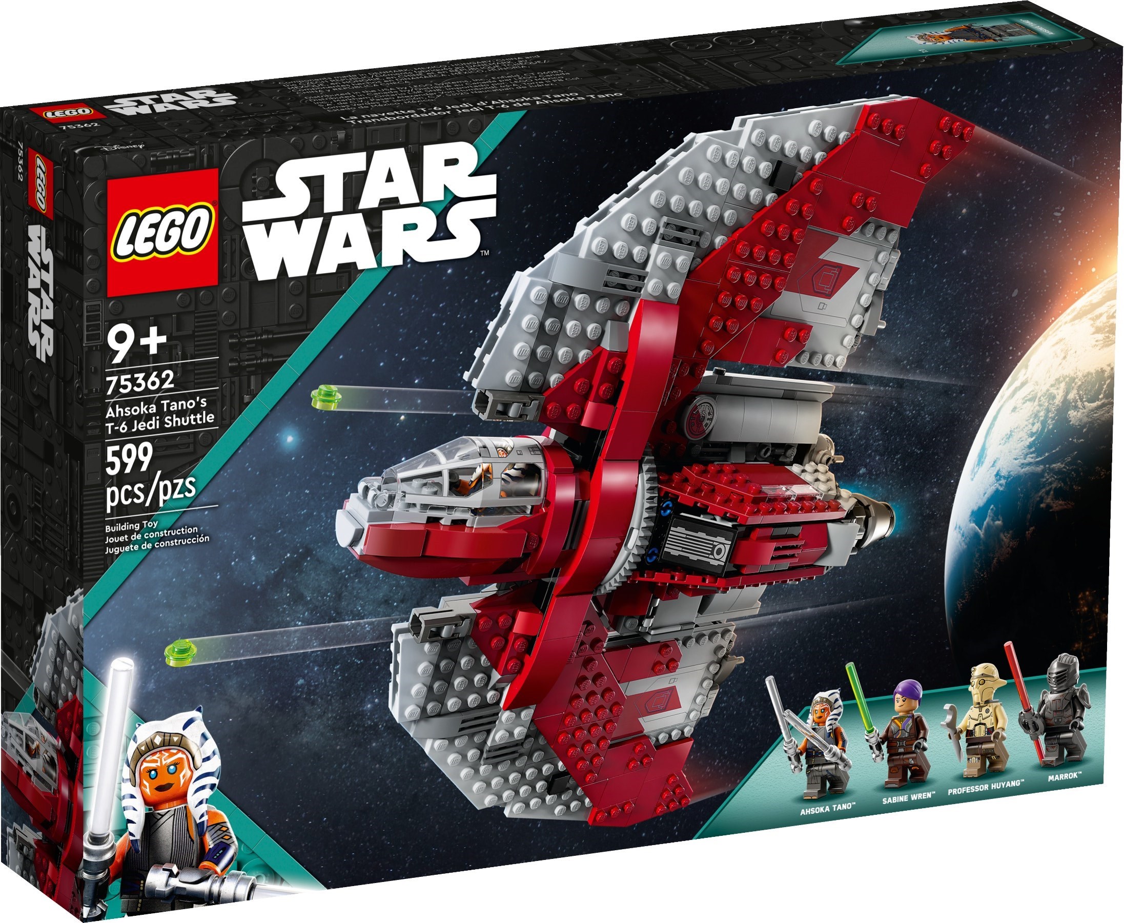 LEGO Star Wars เลโก้ 75362 Ahsoka Tano's T-6 Jedi Shuttle