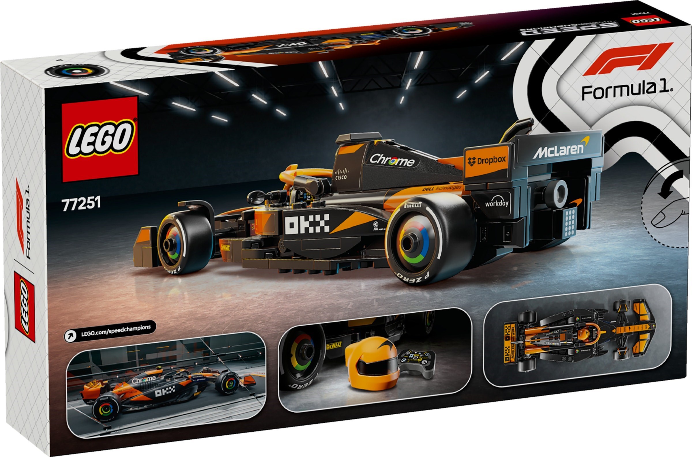 LEGO Speed Champion เลโก้ 77251 McLaren F1 Team MCL38