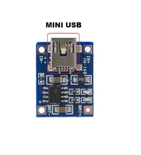 Mini USB 5V 1A 18650 TP4056 Lithium Battery Charger Module ชาร์จแบต ชาร์จถ่าน ลิเธียม