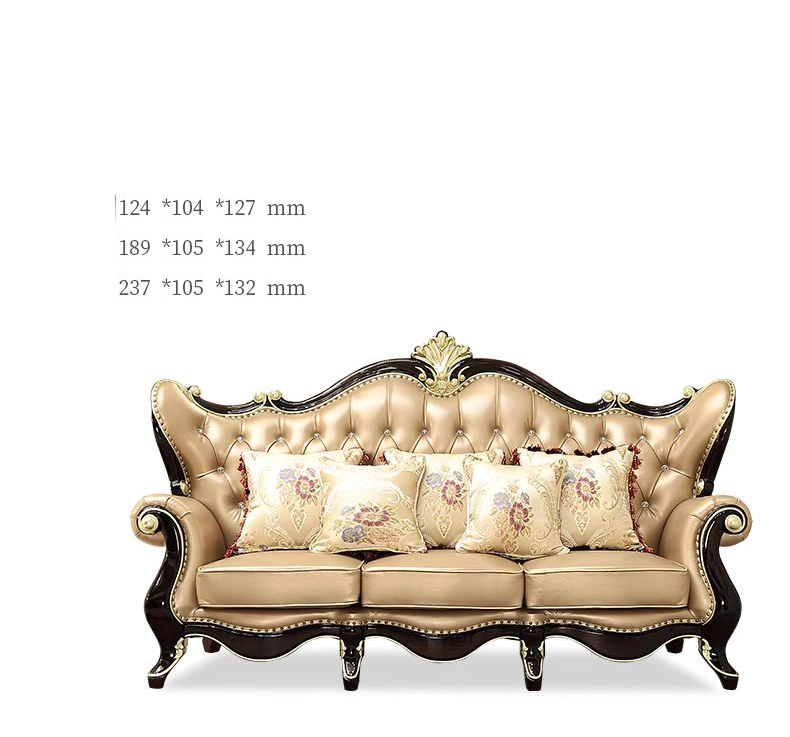 โซฟาหลุยส์ โซฟาหรู ชุดโซฟาหลุยส์ รุ่น Denia