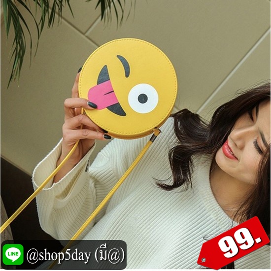 ⚡️กระเป๋าหน้าอิโมจิ สะพายข้างเท่มาก 🤩