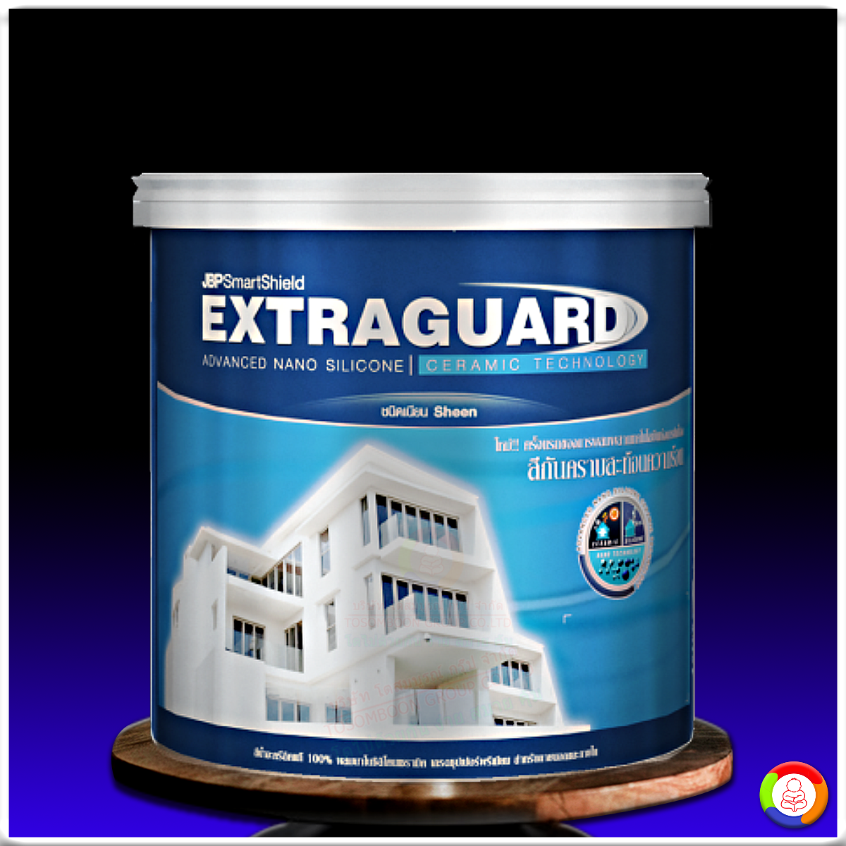 สีน้ำอะคริลิค เจบีพี สมาร์ทชิล์ดเอ็กตร้าการ์ด ชนิดเนียน JBP Smart Shield Extraguard (Sheen)