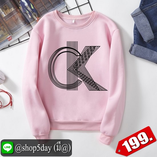 🔥 CK แบรนด์ชั้นนำ เสื้อกันหนาวแขนยาว (ไม่มีฮู้ด) ‼️