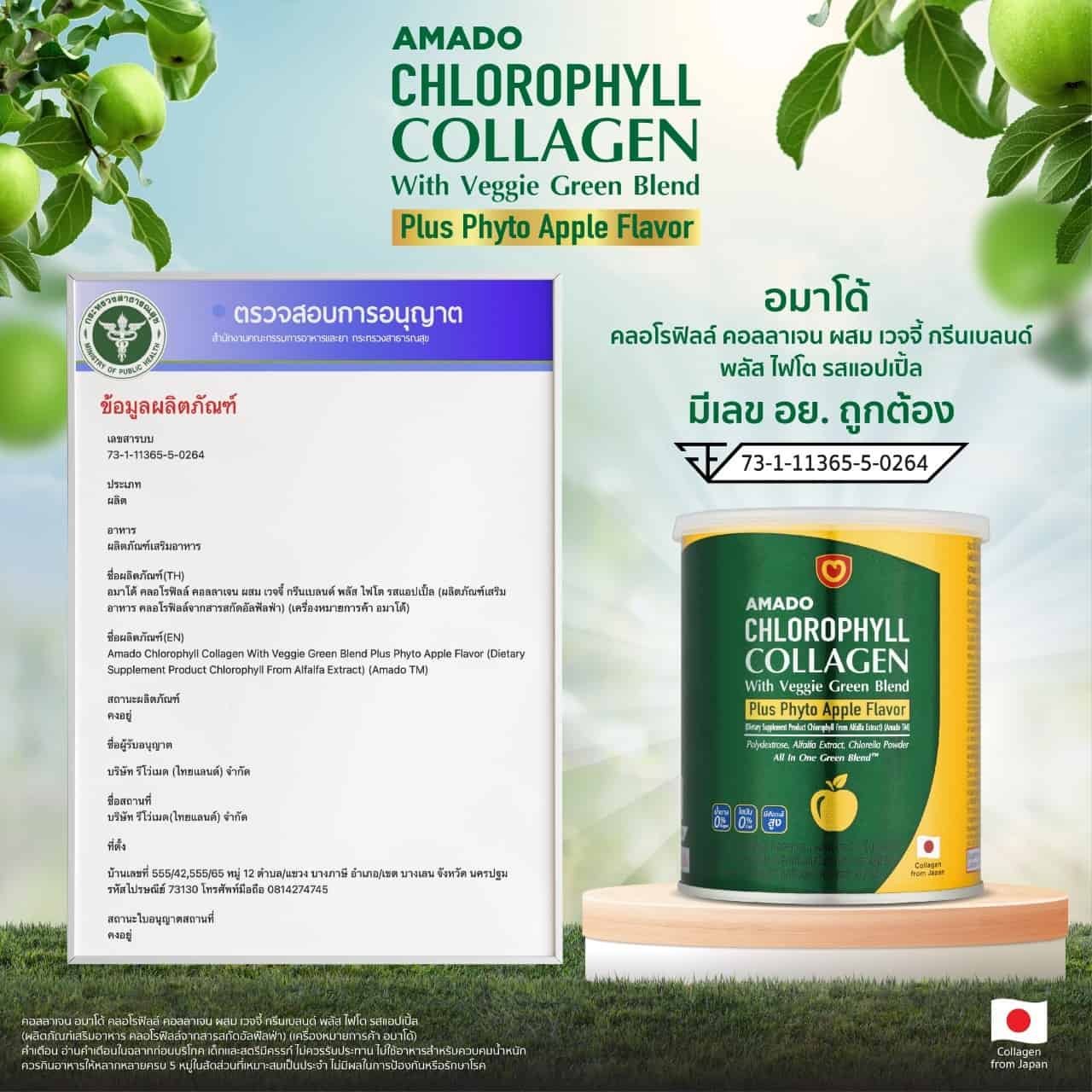 Amado Chlorophyll รีวิว