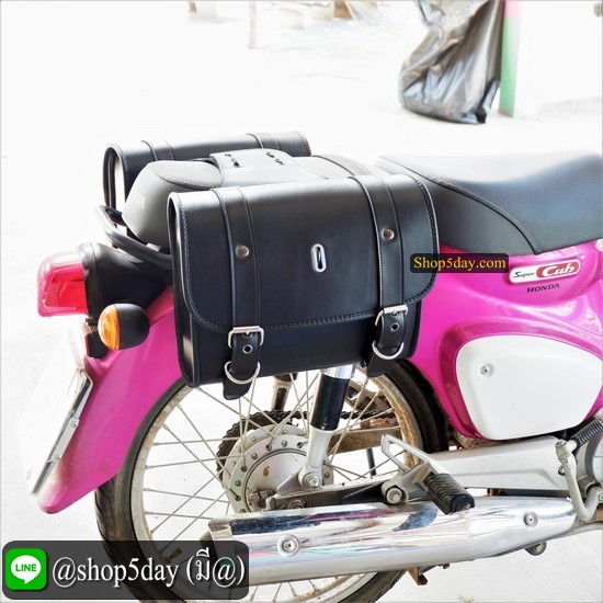 🔥 กระเป๋ารถมอเตอร์ไซค์ วินเทจ-คลาสสิค ✌️ มีสีดำ และ น้ำตาลไหม้