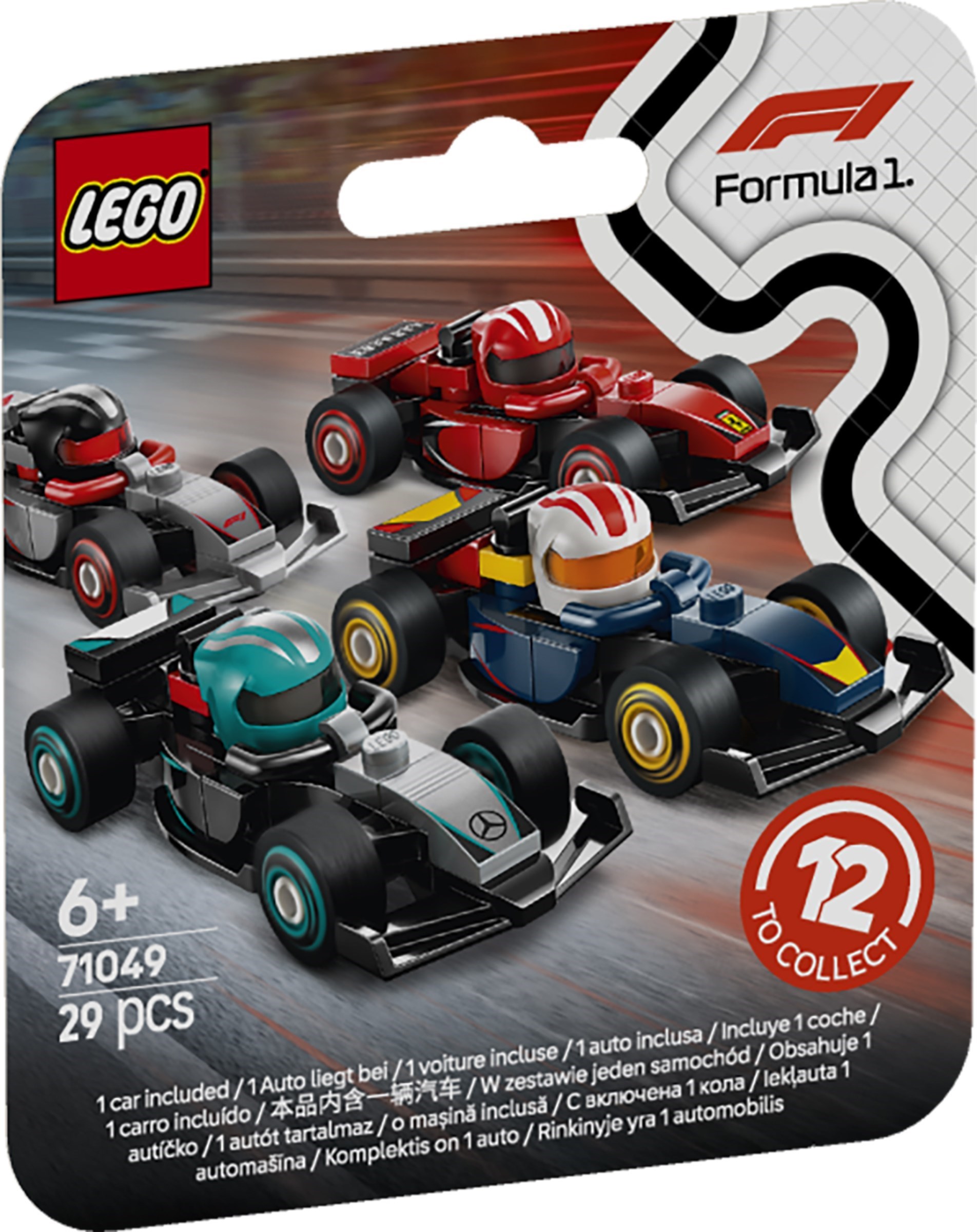 LEGO เลโก้ 71049 Collectables - F1 Race Cars [ครบชุด 12 กล่อง]