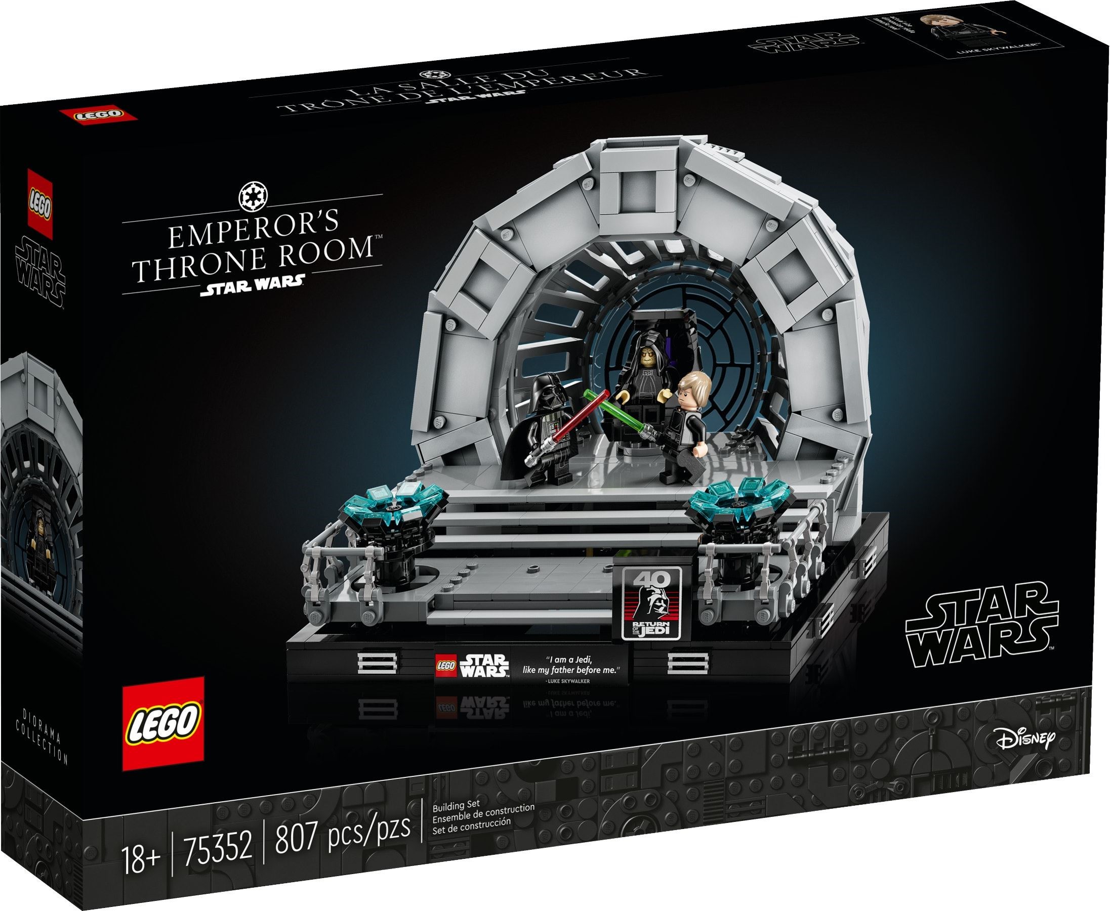 LEGO Star Wars เลโก้ 75352 Emperor's Throne Room Diorama