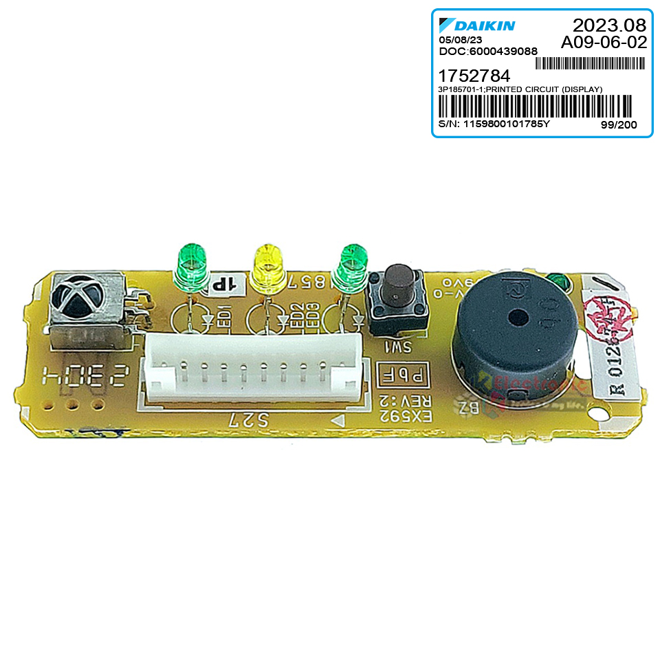 ชุดแผงตัวรับสัญญาณรีโมทแอร์DAIKIN-ไดกิ้น ใช้ได้ทั้งหมด 22 รุ่นที่ระบุไว้-อะไหล่ใหม่แท้บริษัท #อะไหล่แอร์DAIKIN