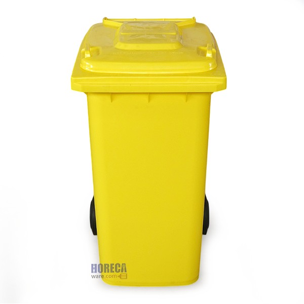 ถังขยะ OTTO 240L ฝาช่อง 58x65x99x106 เหลือง ฟลาวเวอร์แวร์