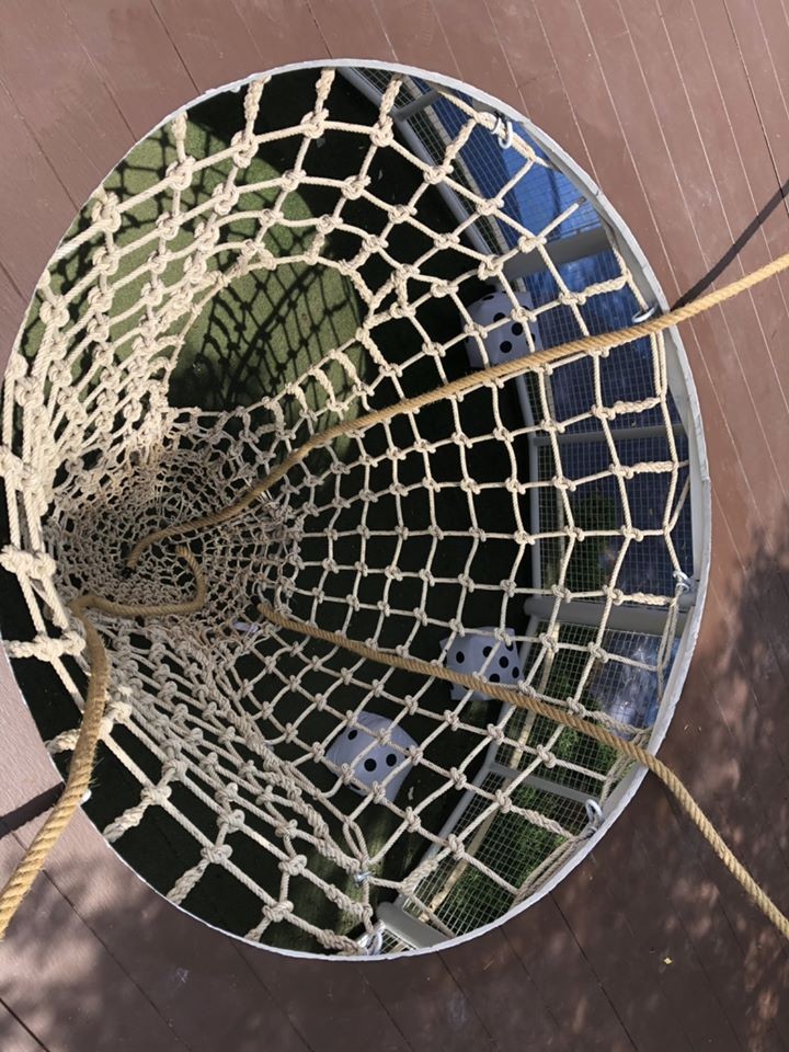 ตาข่ายเชือกใยยักษ์ ขนาด 14 mm. ช่องตา 15 x 15 cm. (ผลิตได้ทุกขนาด)