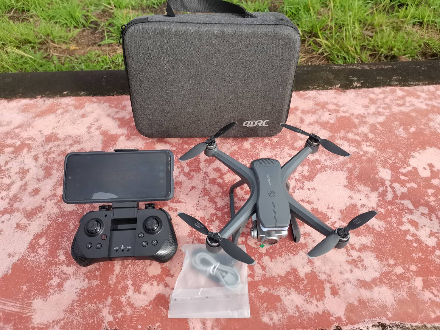 โดรนบังคับวิทยุ 4DRC F11 PRO GPS 5G WiFi FPV พร้อม 4K ESC HD Dual กล้องระยะการบิน 1KM Brushless RC โดรน RTF