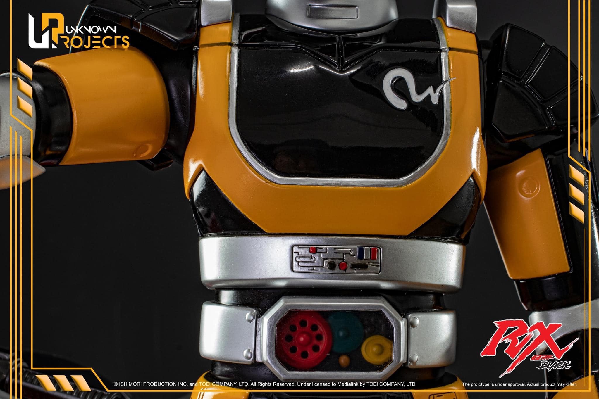 Unknown Projects Classic Signature Arte Series Masked Rider BLACK RX Roborider
