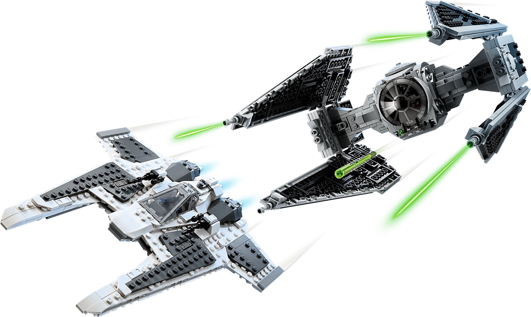 LEGO Star Wars เลโก้ 75348 Mandalorian Fang Fighter vs TIE Interceptor