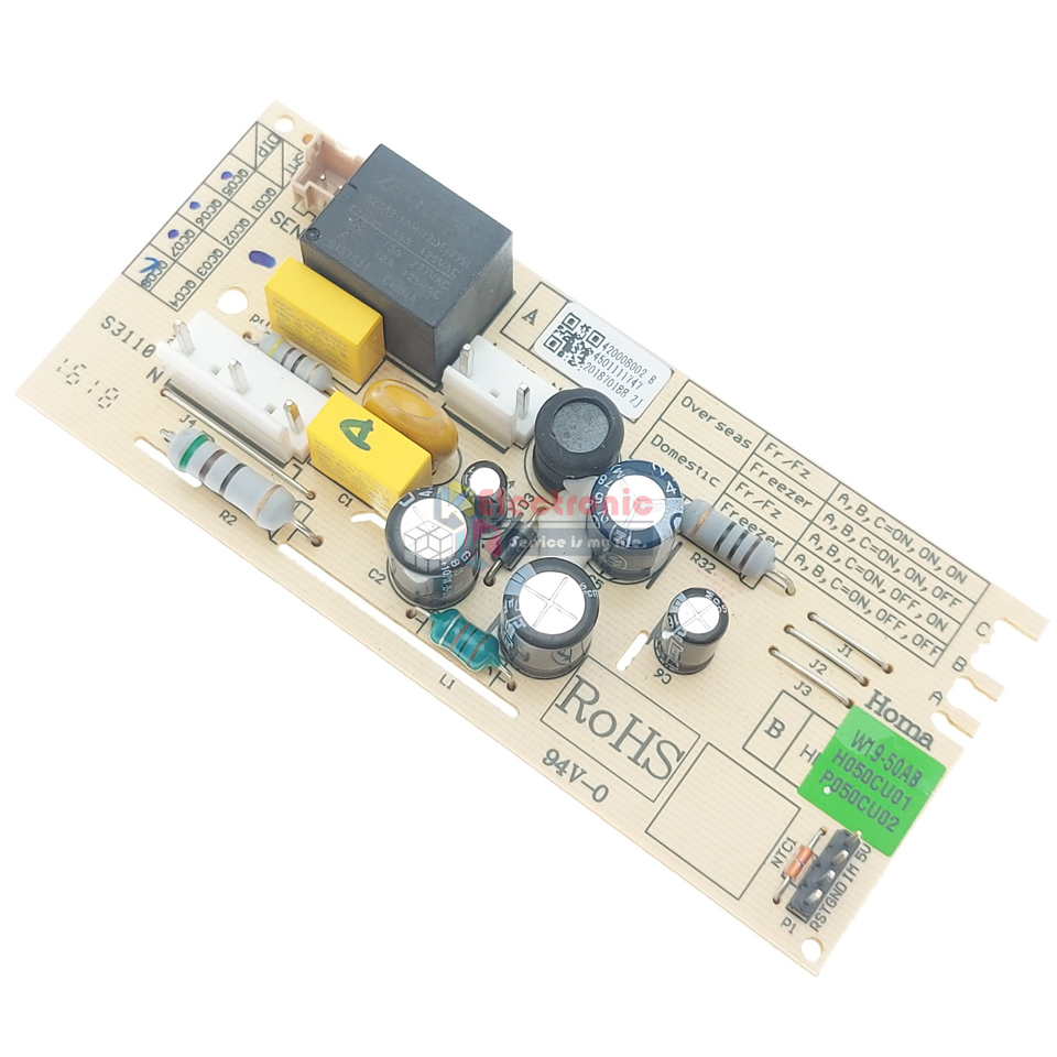 แผงบอร์ดควบคุมตู้แช่ Sanden Intercool-(ซันเดนท์ อินเตอร์คูล)สำหรับ SNH-0105/SNH-0155/SNH-0205/SNH-0265/SNH-0355/SNH-0455-อะไหล่แท้