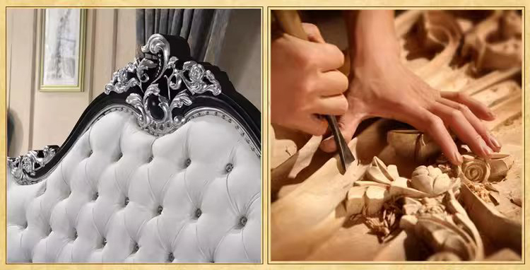 เตียงเจ้าหญิง เตียงหลุยส์ เตียงนอนหลุยส์ รุ่น Dearna