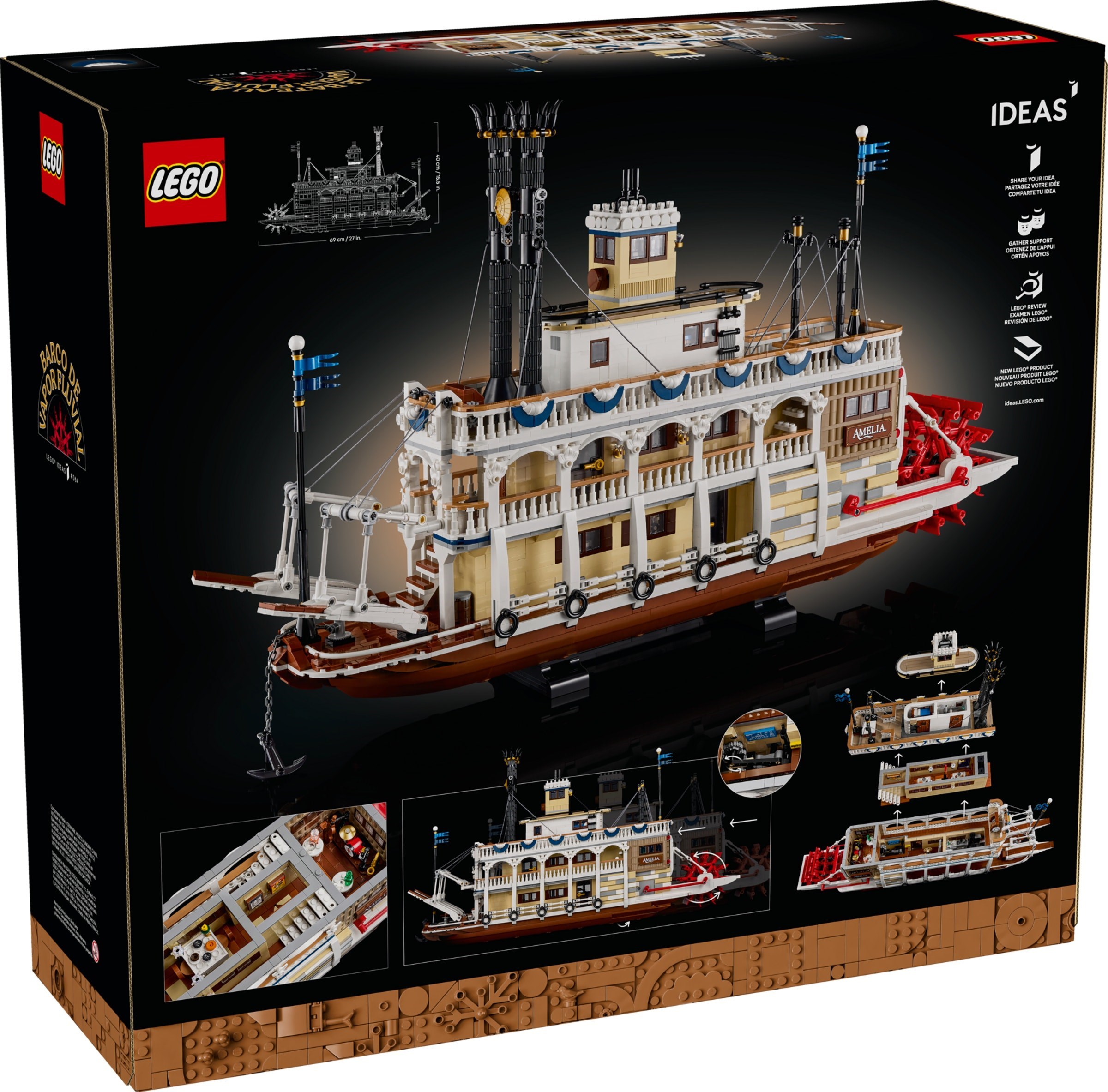 LEGO เลโก้ 21356 River Steamboat
