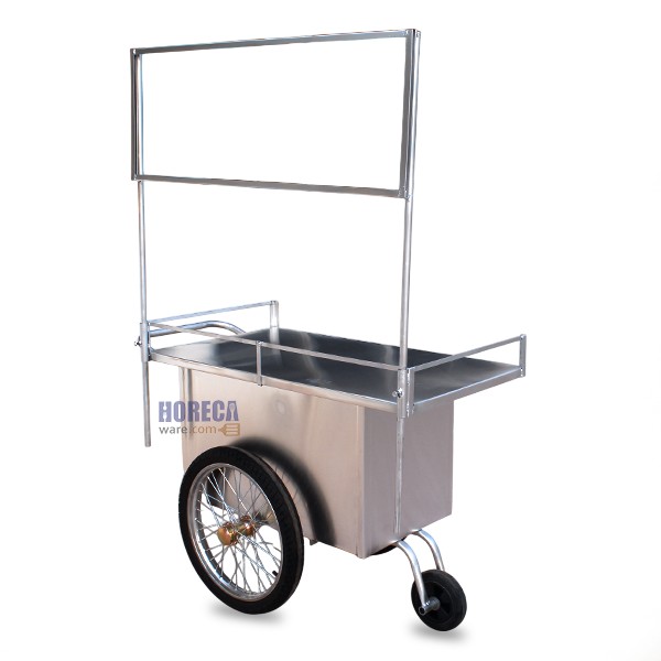 รถเข็นหุ้มรอบ 130ซม. กว้าง 70ซม. มีโครงป้าย ตรามอลรถเข็น