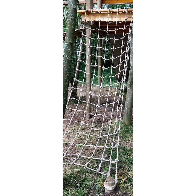 ตาข่ายฐานลูกเสือ ค่ายลูกเสือ ค่ายทหาร ฝึกทหาร ⭐เชือกใยยักษ์ 20 mm.ช่องตา 20 x 20 cm.⭐มีหลายขนาด⭐ถักแบบมีปม