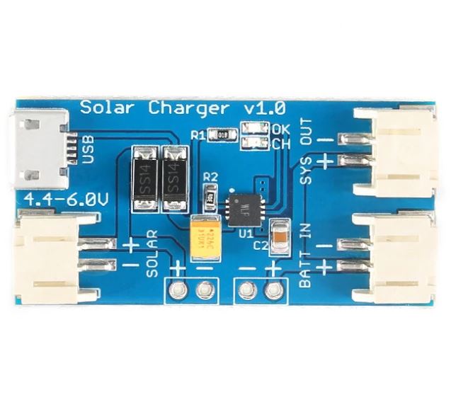 มินิ โซล่าชาร์จเจอร์ MINI charging module 500MA mini solar lithium battery charging board solar charger