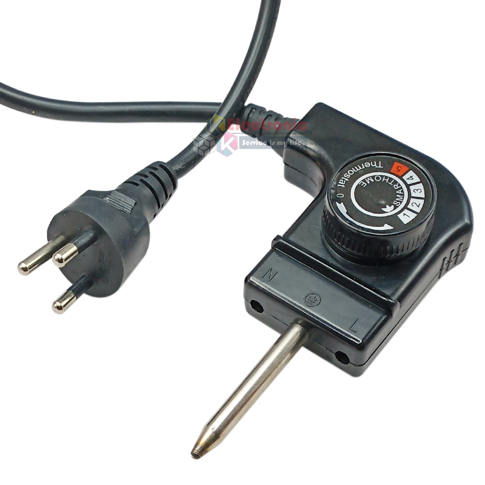 สายปลั๊ก-กระทะปิ้งย่างไฟฟ้า-หม้อสุกี้ไฟฟ้า-หม้อชาบูไฟฟ้า-แบบก้านเสียบ-ปรับความร้อนได้ 5 ระดับ-สายยาว 1 เมตร อะไหล่แท้