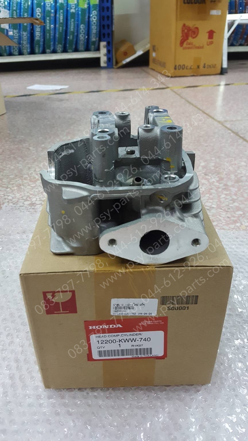 ฝาสูบ WAVE 110-I ใหม่ แท้ๆ 12200-KWW-740