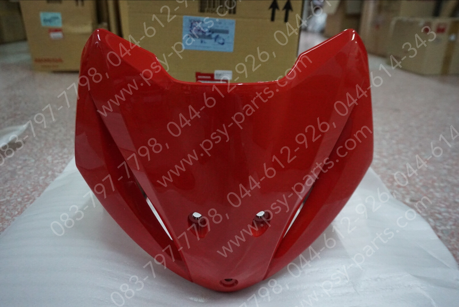 บังลม WAVE 110-I ใหม่ แท้ๆ สีแดงสด (R310) 64500-KWW-640ZL Honda