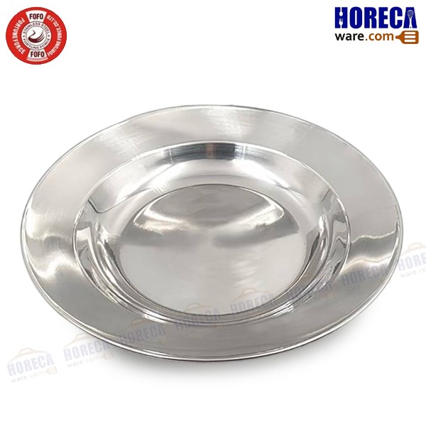 9" Fofo stainless steel plate
