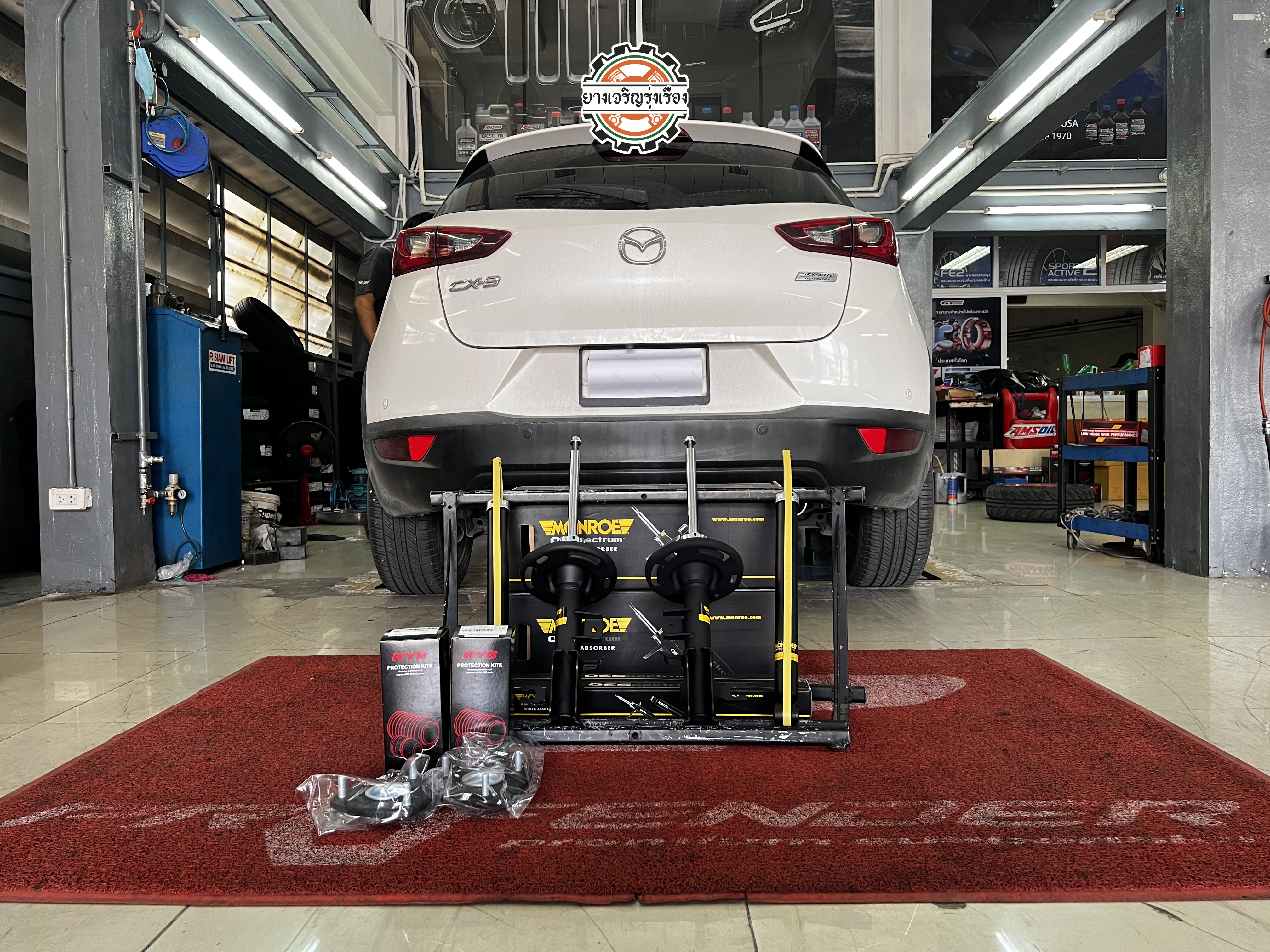 MAZDA CX3 ต้องการเปลี่ยนโช๊คอัพชุดใหม่เลือกใช้งานโช๊คอัพ Monroe oe spectrum นุ่มหนึบ พร้อมบริการติดตั้ง set up ตั้งศูนย์แมชชิ่ง ครบจบที่เดียว 𝙊𝙪𝙧 𝙎𝙚𝙧𝙫𝙞𝙘𝙚 บริการทางร้านเรารับทำอะไรบ้าง 🔧 ติดตั้งยางแบบไร้รอย 100% 🔧 บริการสลับยาง ตามอายุ 🔧 มียางรถยนต์ทุกยี่ห้อให้เลือกซื้อ 🔧 เช็คช่วงล่าง แก้ปัญหาให้ตรงจุด 🔧 บริการล้างลิ้นปีกผีเสื้อ 🔧 บริการเช็คระยะรถยนต์ 🔧 เปลี่ยนถ่ายของเหลวทั้งระบบ 🔧 ตั้งศูนย์ด้วยเครื่อง HUNTER นำเข้าจาก USA สอบถามข้อมูลเพิ่มเติม หรือนัดหมายเข้ารับบริการ Tel : 08-6569-1915 Tel : 08-6544-5963 Line id : @88rw Tiktok : https://www.tiktok.com/@88rwycrr Youtube : https://youtube.com/@88rw Facebook : https://www.facebook.com/88rwtire Location : https://goo.gl/maps/HrNUAZXPN94KvxZ98?coh=178573&entry=tt #รถยนต์มีปัญหาไม่รู้ต้องแก้ตรงไหน ทางเรายินดี ตรวจหาปัญหาและหาวิธีแก้ บอกลูกค้าก่อนลงมือทำเสมอราคาเป็นธรรมไม่เอาเปรียบ สบายใจคุณลูกค้า ---------------------------------- ดูแลให้คำปรึกษาทุกปัญหาคาใจ ไม่ทิ้งลูกค้า มีบริการหลังการขาย 【ให้ผู้เชี่ยวชาญของเรา ดูแลรถคุณ】 ร้านยางเจริญรุ่งเรือง ยินดีต้อนรับครับ ---------------------------------- #โช๊คอัพรถยนต์ #monroe #yss #kayaba #profender #ร้านยางเจริญรุ่งเรือง #นนทบุรี #งามวงศ์วาน #amsfix #บริการช่วงล่างรถยนต์ #ซ่อมบำรุงช่วงล่าง #เซทอัพโช๊คอัพรถยนต์