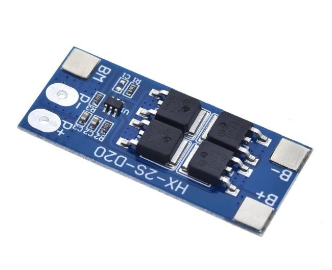 โมดูลชาร์จและป้องกัน แบตเตอรี่ลิเธียม 2 เซลล์ 18650 7.4V 20A lithium battery protection board with balanced